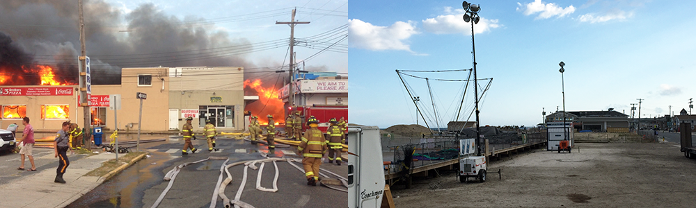 The Sept. 12, 2013 boardwalk fire, and its aftermath, Sept. 2015. (Photo: Daniel Nee)