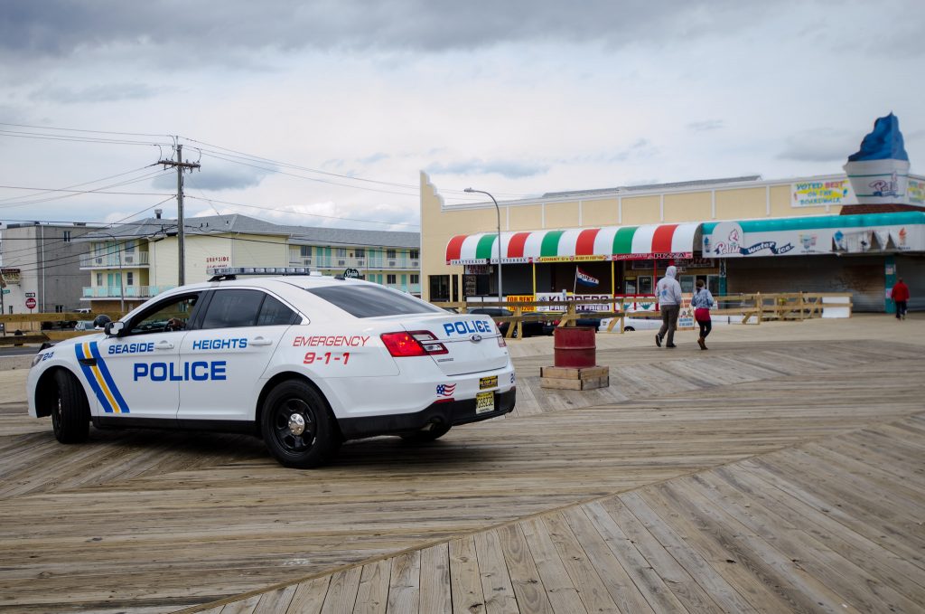 Seaside Heights Police vehicle on the boardwalk. (File Photo)