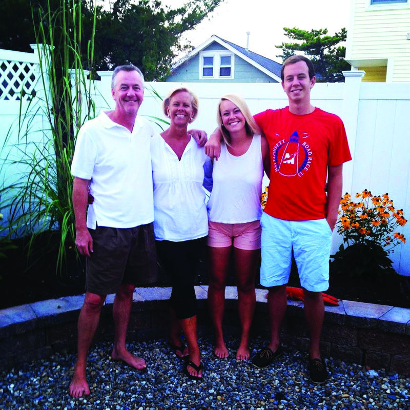 The Daly family, including the late George Daly, right. (Courtesy: The Pitt News)