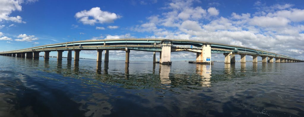 The Thomas A. Mathis Bridge between Seaside Heights and Toms River. (Photo: Daniel Nee)