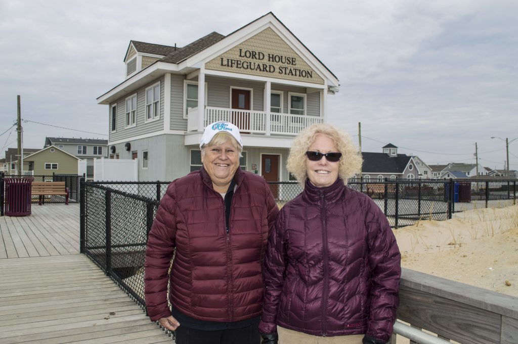 Edith Lord Segree and Barbara Lord Biedenbach, whose family the Lord House in Ortley Beach is named for. (Photo: Daniel Nee)