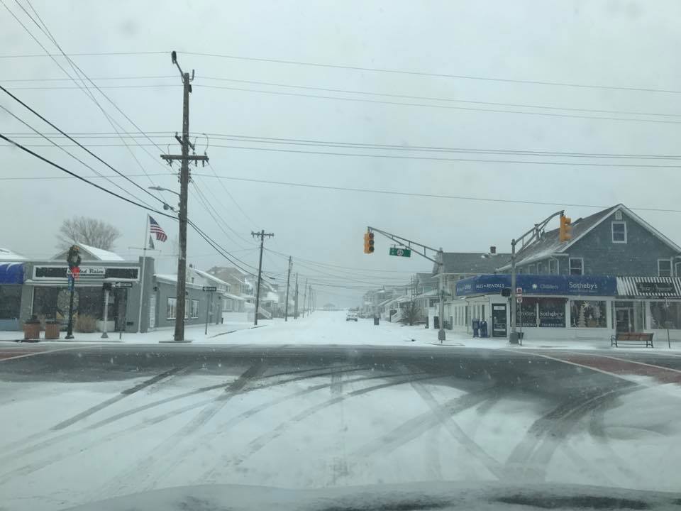 The Jan. 7, 2017 snow storm in Lavallette. (Reader-Supplied Photo)