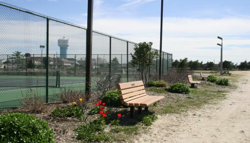 Tennis courts at Jacobsen Park. (Credit: Borough of Lavallette)
