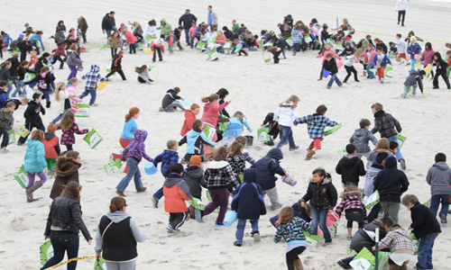 An Easter Egg Hunt on the Seaside Heights beach. (File Photo)