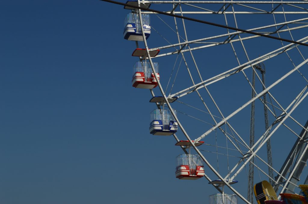 The new Ferris wheel at Casino Pier in Seaside Heights. (Photo: Daniel Nee)