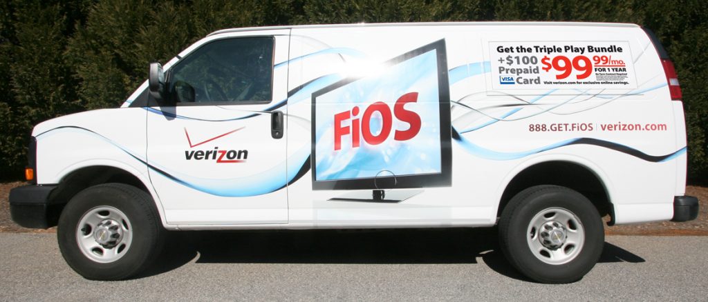 Verizon FiOS truck. (Photo: B2B Media)