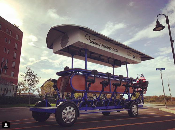 The Asbury Pedacycle attraction in Asbury Park. (Credit: Asbury Pedacycle/Instagram)