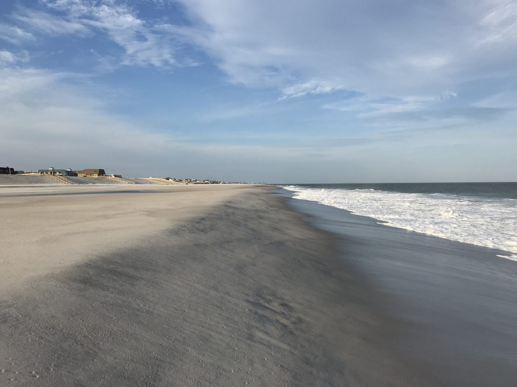 The replenished oceanfront in Ortley Beach following a nor'easter, Oct. 31, 2018. (Photo: Daniel Nee)