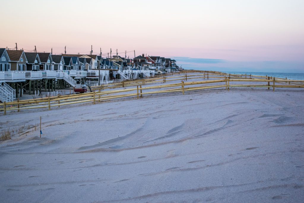 Beach replenishment completed in Toms River's north beaches, Jan. 2019. (Photo: Daniel Nee)