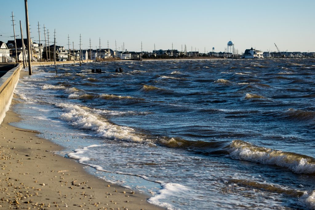 Winds whip up the Jersey Shore, Feb. 25, 2019. (Photo: Daniel Nee)