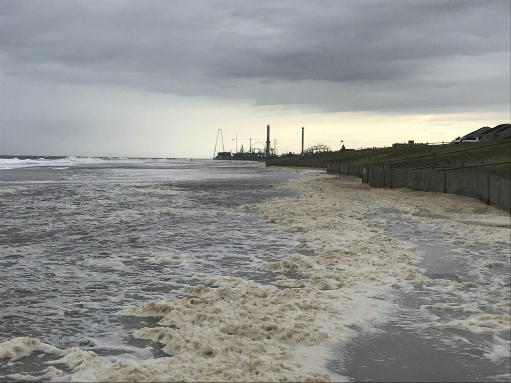 Ortley Beach during the Oct. 10, 2019 nor'easter. (Photo: Daniel Nee)