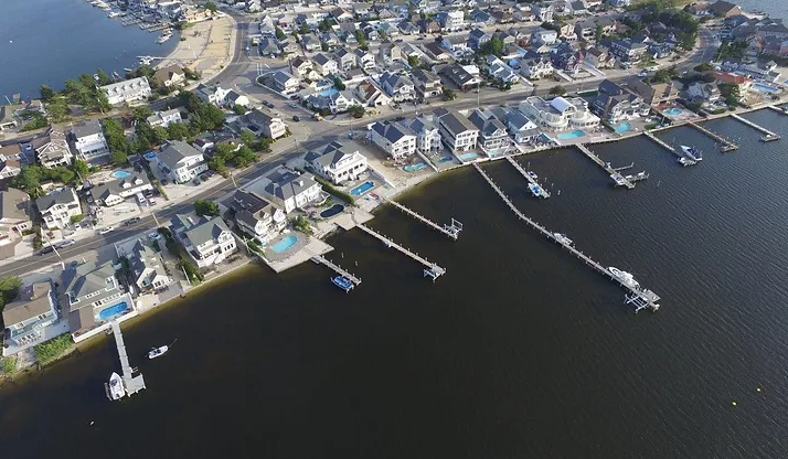 A dock more than 300-feet long is leading to legal action in Lavallette. (Supplied Photo)