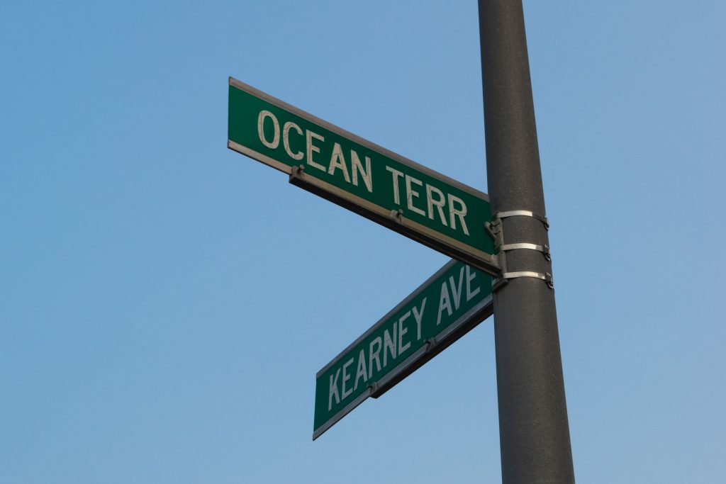 Ocean Terrace and Kearney Avenue, Seaside Heights. (Photo: Daniel Nee)