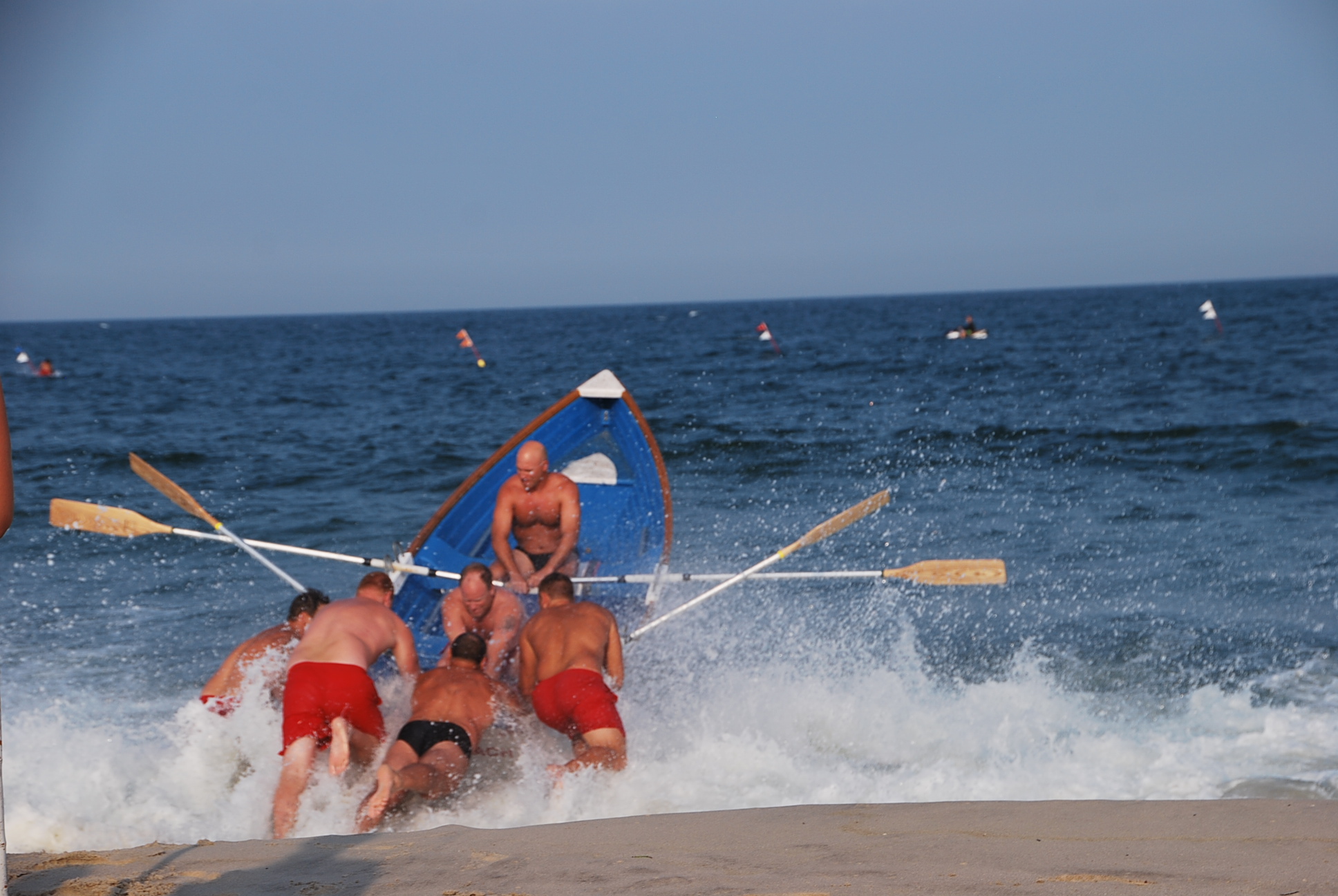 Ortley Beach lifeguards at the neighborhood's first tournament since Superstorm Sandy struck in 2012. (Photo: Toms River Twp.)