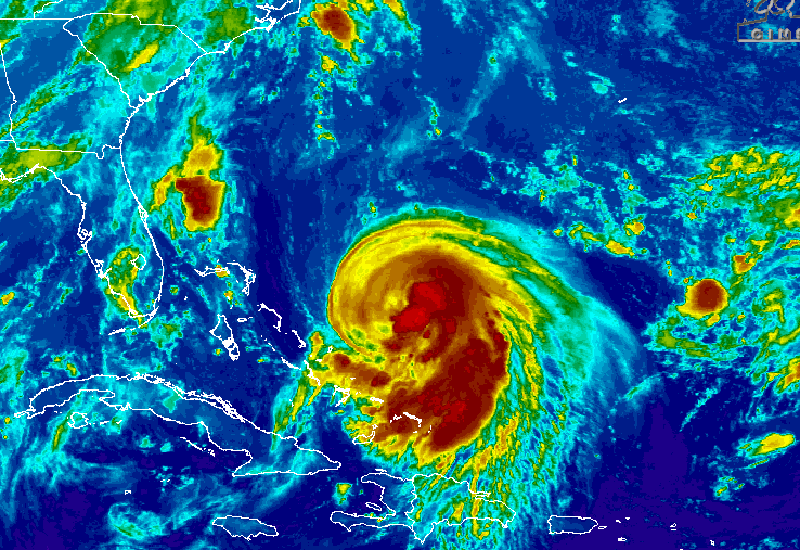 Joaquin, early Wednesday morning. (Credit: CIMSS/Tropical)