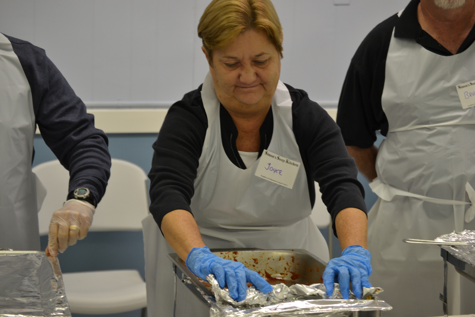 Volunteers serve meals at Simon's Soup Kitchen in Seaside Heights. (Photo: Simon's Soup Kitchen)