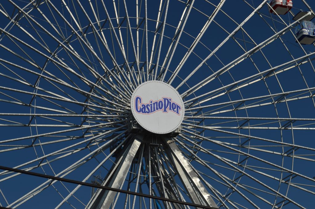 The new Ferris wheel at Casino Pier in Seaside Heights. (Photo: Daniel Nee)