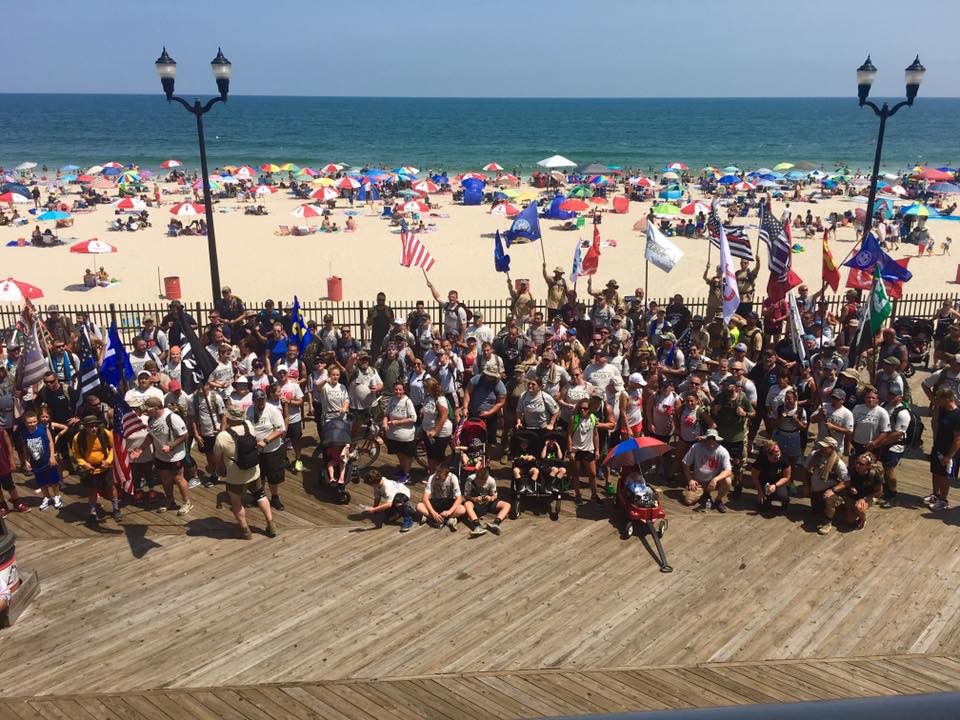 Marchers participating in Operation: Ruck It to raise awareness and funds to combat veterans suicide. (Photo: MA22)