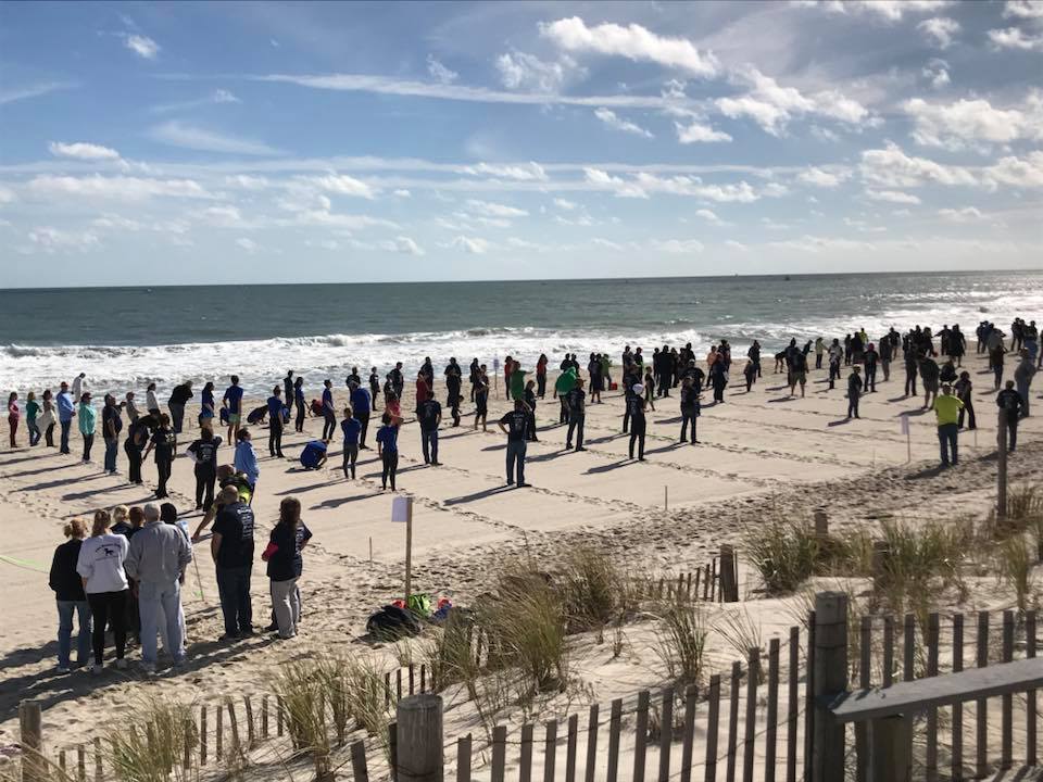 The Sandy Angels event in Seaside Park, Oct. 28, 2017. (Photo: Daniel Nee)