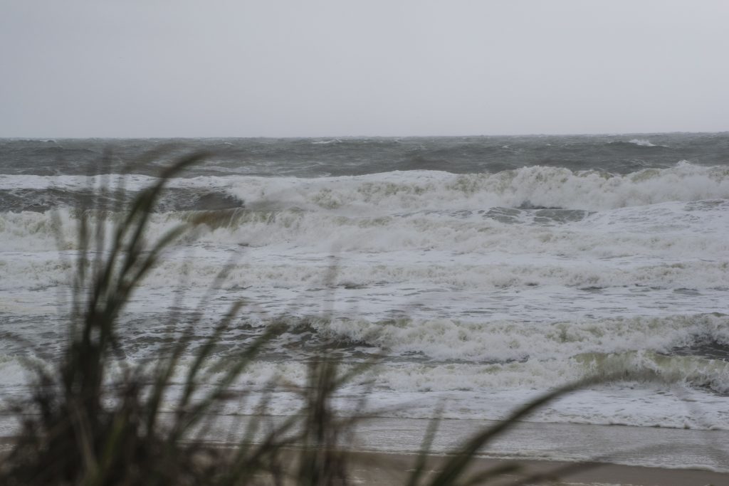 Heavy surf during the Sept. 10, 2018 storm. (Photo: Daniel Nee)