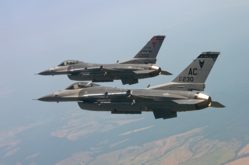 F-16s from the New Jersey Air National Guard’s 177th Fighter Wing. (Photo: NJANG)