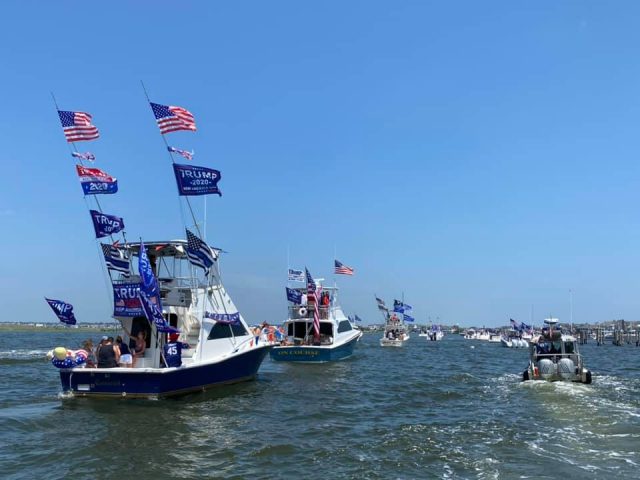 Local Man’s Pro-Cop, Pro-Trump Boat Parade Drew 500+ Vessels: Here’s ...