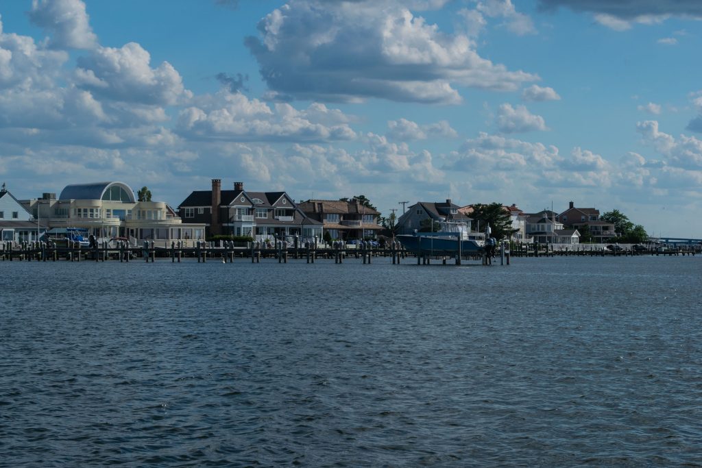 A dock more than 300-feet long is leading to legal action in Lavallette. (Photo: Daniel Nee)
