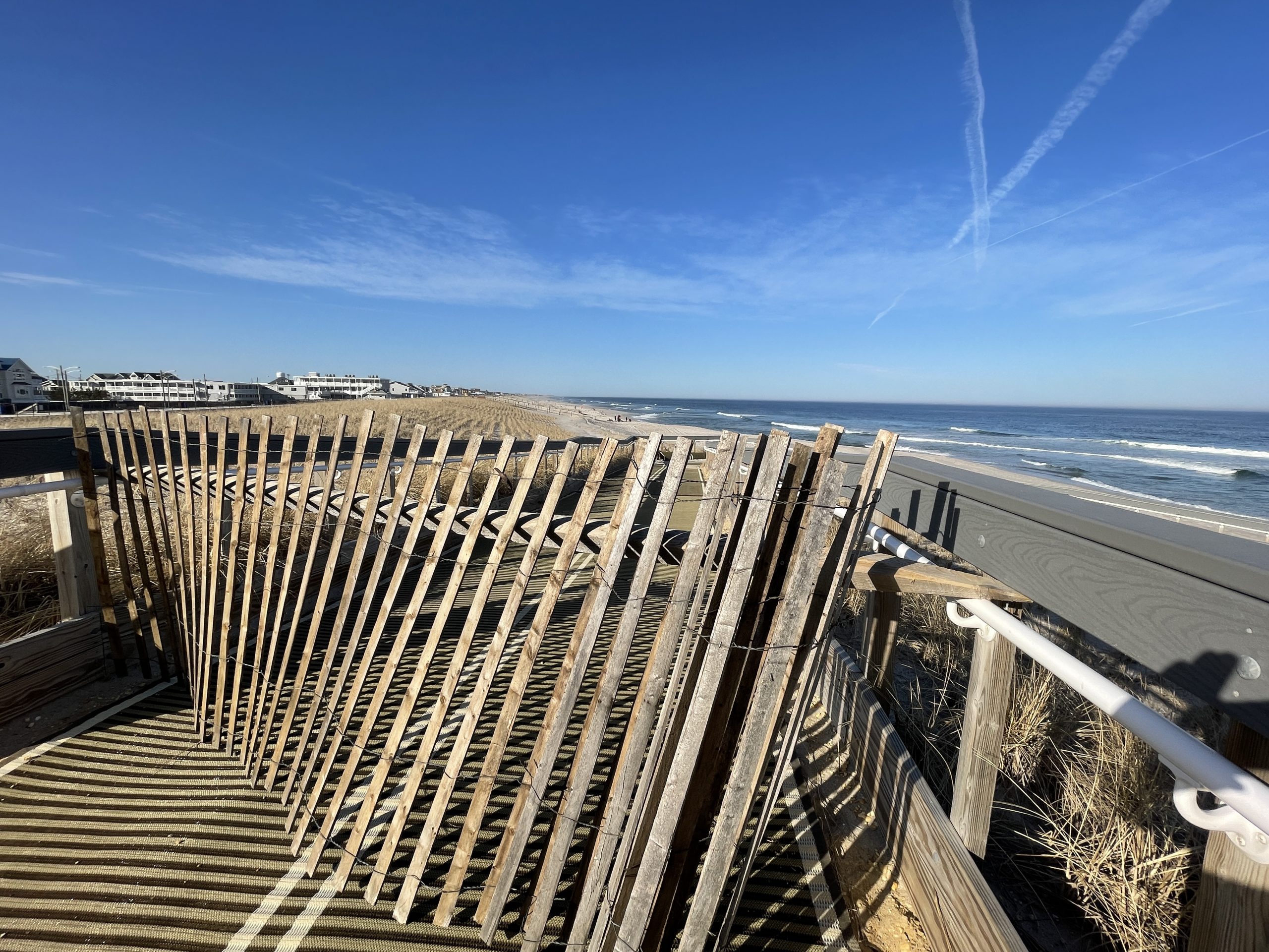 Toms River beaches in March 2021, still showing signs of damage from the Feb. 1-2 nor'easter. (Photo: Daniel Nee)