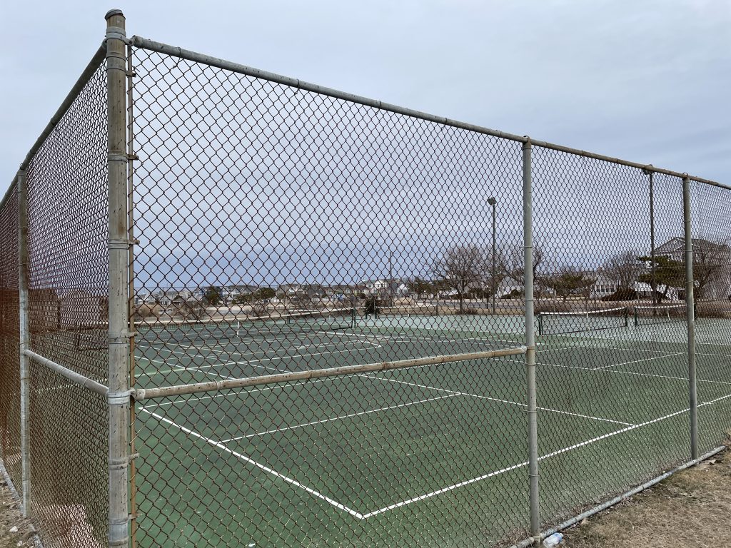 Lavallette's municipal tennis/pickleball courts. (Photo: Daniel Nee)