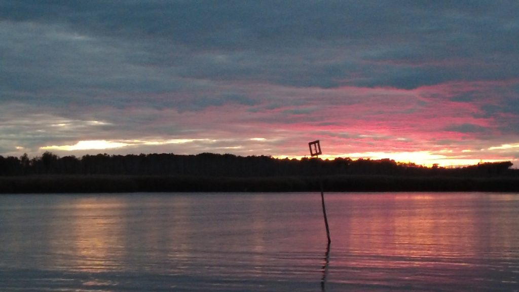 Sunset on Barnegat Bay, Sept. 30, 2021. (Photo: Daniel Nee)