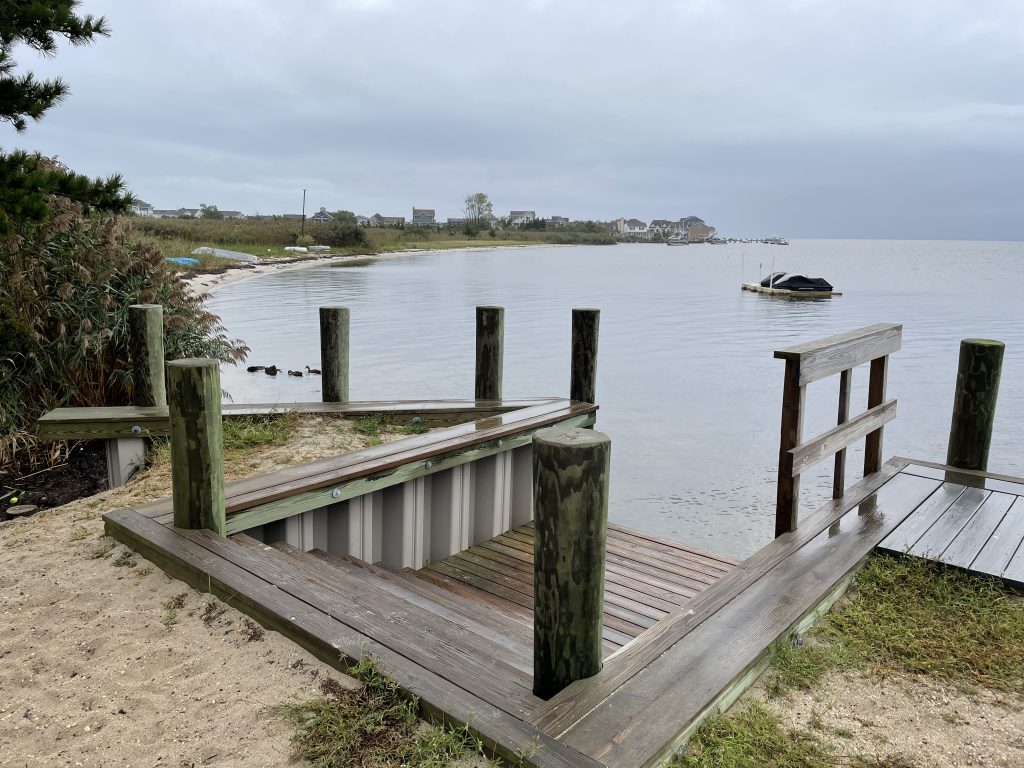 The area of the 14th Avenue Pier in Seaside Park, with a view of the south side. (Photo: Daniel Nee)