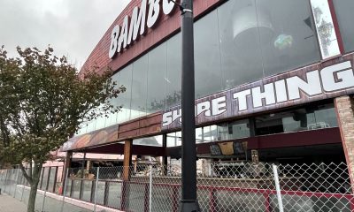 The Bamboo Bar in Seaside Heights, N.J., under demolition, Oct. 29, 2021. (Photo: Daniel Nee/Shorebeat)