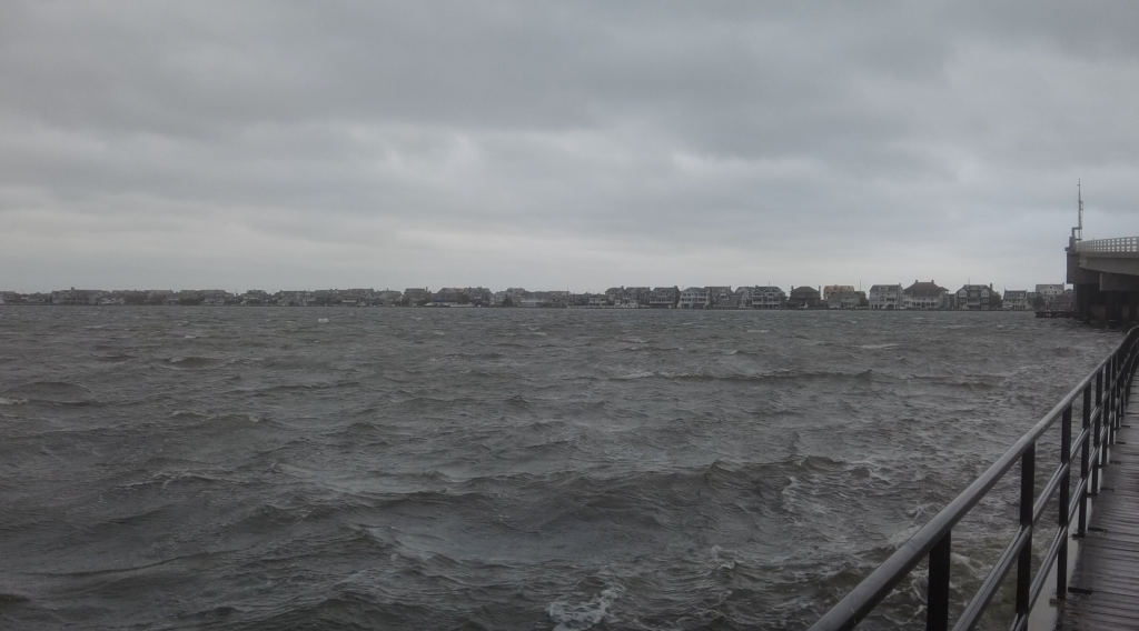 Wind and tide whipped up by the Oct. 29, 2021 nor'easter. (Photo: Daniel Nee)