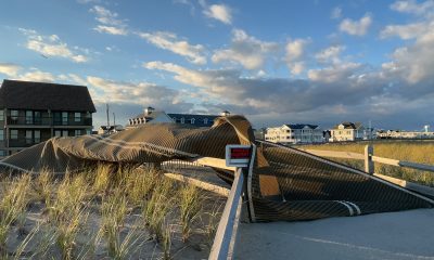 Erosion and damage in Ortley Beach following the Oct. 2021 nor'easters. (Photo: Daniel Nee)