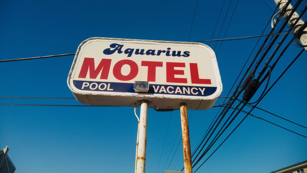 Aquarius Motel, Seaside Heights, N.J., Nov. 2021. (Photo: Daniel Nee)