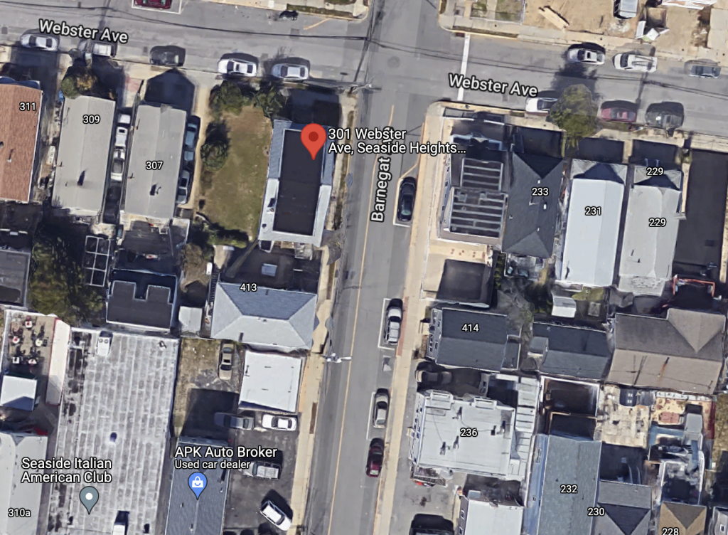301 Webster Avenue, Seaside Heights. (Credit: Google Maps)