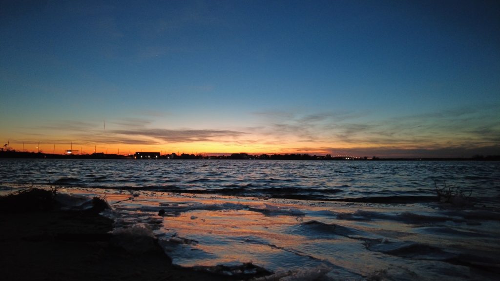 Sunset on Barnegat Bay, Jan. 27, 2022. (Photo: Daniel Nee)