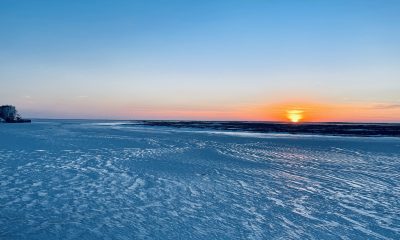 Sunset on Barnegat Bay, Feb. 1, 2022. (Photo: Daniel Nee)