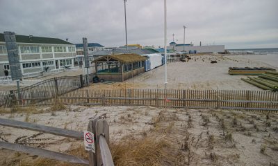 Construction work stalled at Funtown Pier in Seaside Park, March 14, 2022. (Photo: Daniel Nee)
