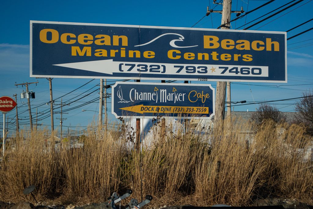 Ocean Beach Marina, Ocean Beach, Toms River, N.J., March 2022. (Photo: Daniel Nee)