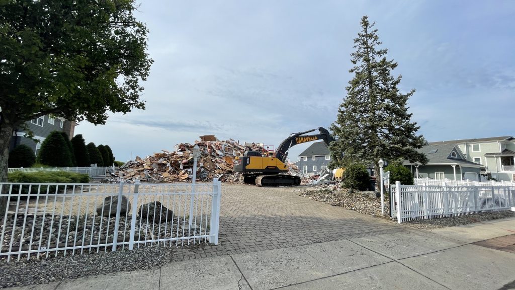 The property formerly occupied by the home of actor Joe Pesci, Lavallette, May 2022. (Photo: Daniel Nee)