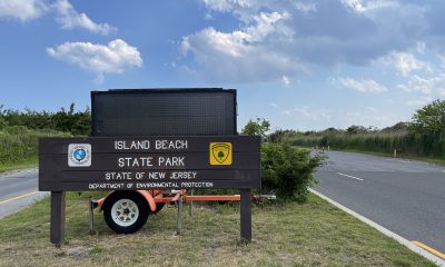 The entrance to Island Beach State Park, South Seaside Park, N.J., June 2022. (Photo: Daniel Nee)