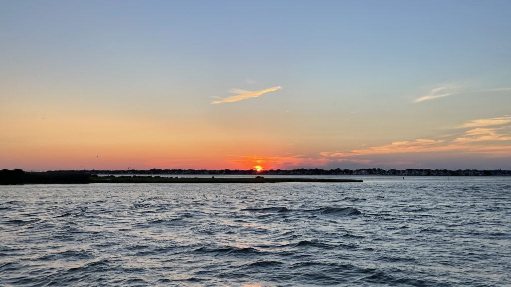Sunset on Barnegat Bay, July 11, 2022. (Photo: Daniel Nee)