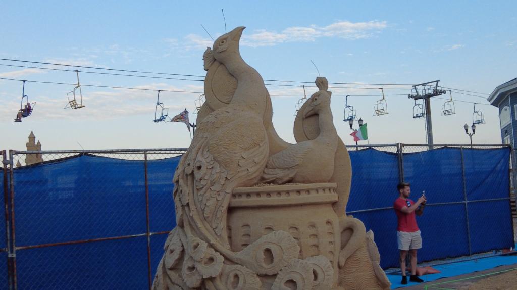 The winners of the 2022 Seaside Heights Sand Sculpting Competition. (Photo: Daniel Nee)