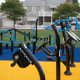 The fitness park at Hugh J. Boyd Elementary School, Seaside Heights, N.J., Aug. 2022. (Photo: Daniel Nee)