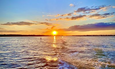 The sunset on Barnegat Bay, Sept. 27, 2022. (Photo: Daniel Nee)