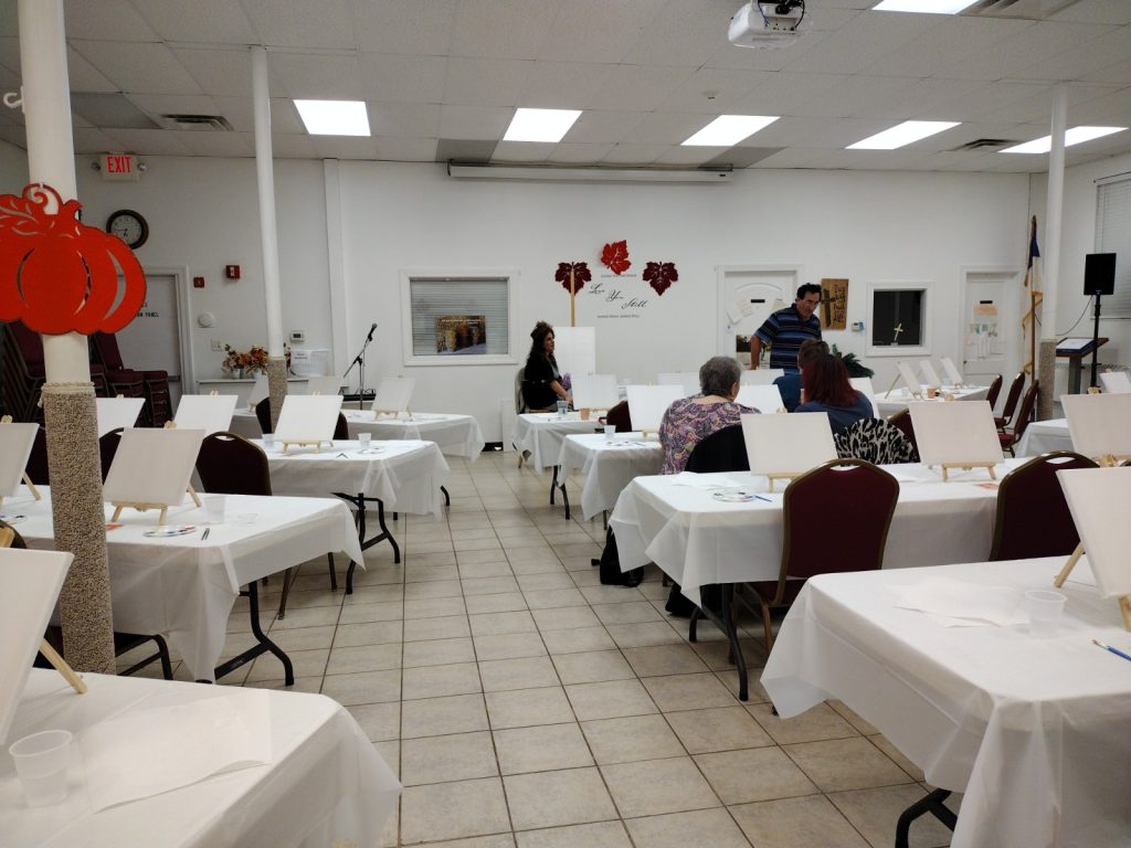 'Paint and Pastries' at the Union Church of Lavallette, Nov. 2022. (Photo: Union Church of Lavallette)
