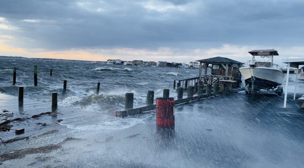 A cold front rushes in, Dec. 23, 2022, in Seaside Heights, N.J. (Photo: Daniel Nee)