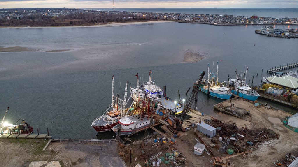 Commercial fishing vessels docked in Point Pleasant Beach, N.J., Dec. 2022. (Photo: Daniel Nee)