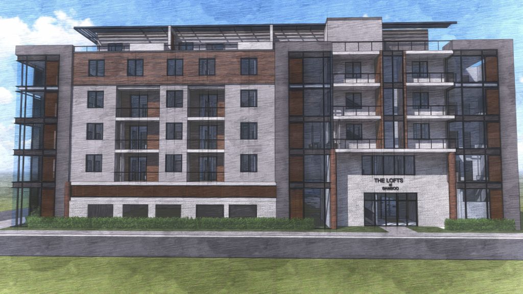 Renderings promoting "The Lofts at Bamboo," a 48-unit mixed-use complex that is planned for the former Bamboo Bar site in Seaside Heights. (Photo: Daunno Realty Services)